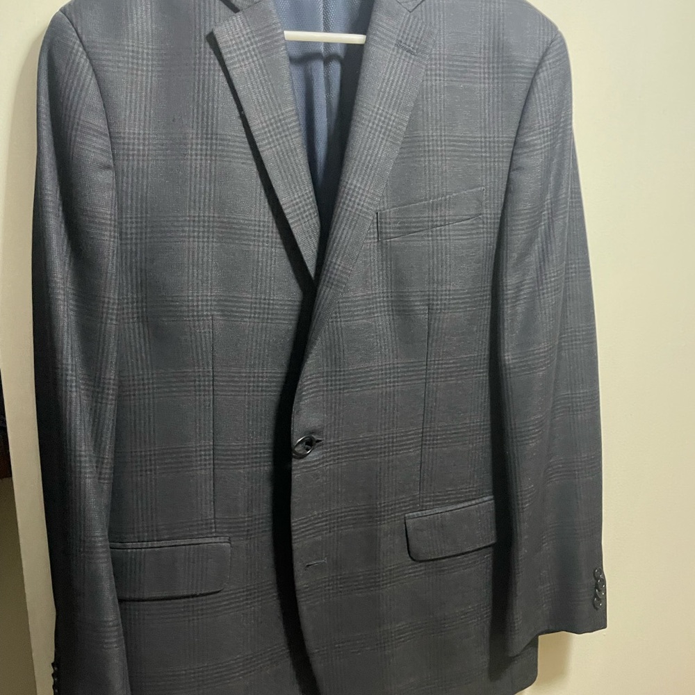 MICHAEL Michael Kors Charcoal Plaid Blazer